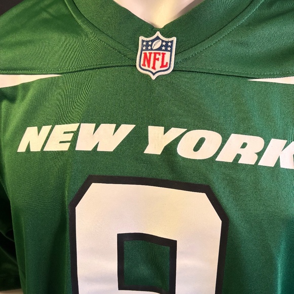 New mens authentic large New York Jets Aaron Rodgers football jersey - Picture 3 of 8